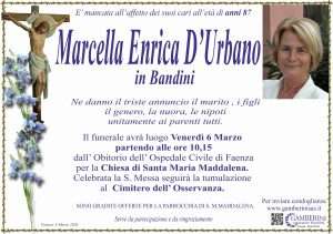 Manifesto Annuncio DUrbano Marcella Enrica
