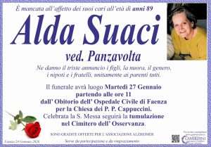 Manifesto Annuncio Suaci Alda