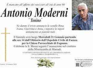 Manifesto moderni antonio