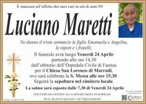 Manifesto Annuncio Maretti Luciano