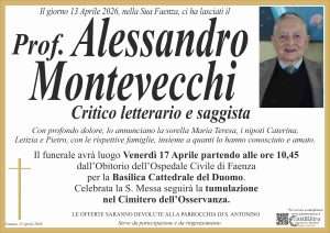 Manifesto Annuncio Montevecchi Alessandro