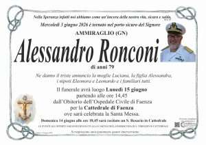 Alessandro Ronconi | Onoranze Funebri Gamberini Manifesto Annuncio Ronconi AlessandroOk