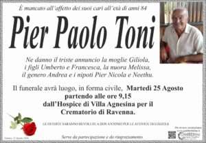 Pier Paolo Toni | Onoranze Funebri Gamberini 20 Rosa Rossa Lato NeroOk 1